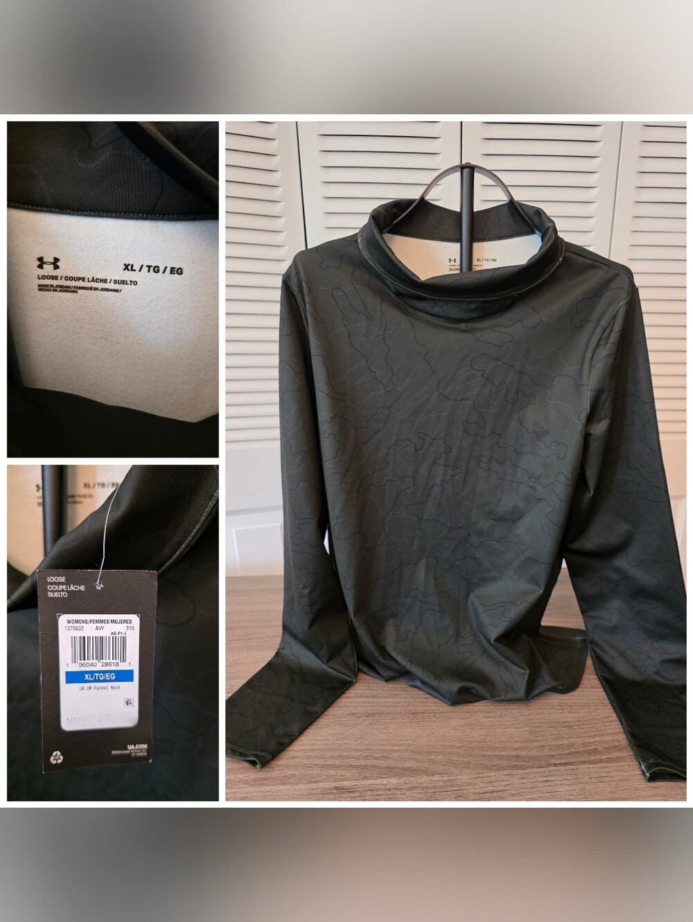 Under Armour Women’s ColdGear Funnel Neck Long Sleeve TopSize XL | NWT